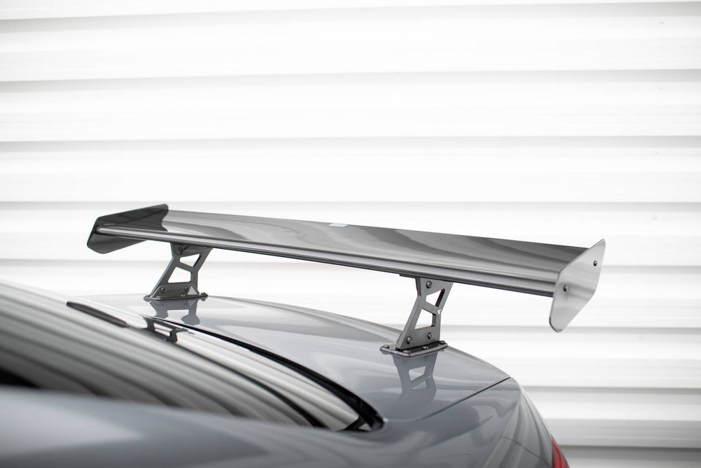 Alettone BMW Serie 3 Coupé E92 M-Pack in Fibra di Carbonio + LED (con montanti interni) — vista frontale