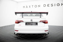 Carica l'immagine nel visualizzatore di Gallery, Alettone Volkswagen Jetta GLI Mk7 in Fibra di Carbonio + LED — vista laterale