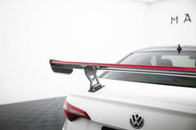 Carica l'immagine nel visualizzatore di Gallery, Alettone Volkswagen Jetta GLI Mk7 in Fibra di Carbonio + LED — particolare della finitura