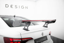 Carica l'immagine nel visualizzatore di Gallery, Alettone Volkswagen Jetta GLI Mk7 in Fibra di Carbonio + LED — vista posteriore