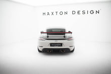 Carica l'immagine nel visualizzatore di Gallery, Alettone V.1 Porsche Cayman 982c Cayman T / Cayman GTS in Fibra di Carbonio + LED — vista frontale