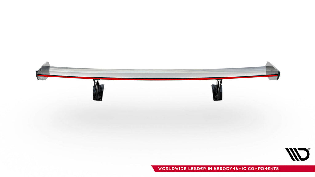 Alettone V.1 Porsche Cayman 982c Cayman T / Cayman GTS in Fibra di Carbonio + LED — montato sulla vettura