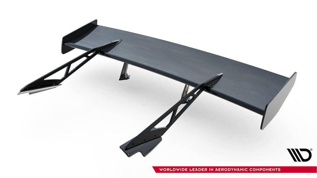 Alettone Chevrolet Corvette C7 Stingray / Grand Sport in Fibra di Carbonio (con attacco swan neck superiore) — dettaglio della superficie