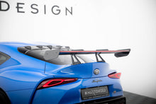 Load image into Gallery viewer, Alettone Toyota Supra Mk5 in Fibra di Carbonio + LED (con attacco swan neck superiore) — vista laterale