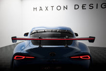 Load image into Gallery viewer, Alettone Toyota Supra Mk5 in Fibra di Carbonio + LED (con attacco swan neck superiore) — vista posteriore