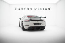 Load image into Gallery viewer, Alettone V.1 Porsche Cayman 982c Cayman T / Cayman GTS in Fibra di Carbonio + LED (con attacco swan neck superiore) — dettaglio del profilo