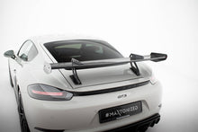 Load image into Gallery viewer, Alettone V.1 Porsche Cayman 982c Cayman T / Cayman GTS in Fibra di Carbonio (con attacco swan neck superiore) — particolare del bordo