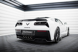 Splitter Posteriore Centrale Chevrolet Corvette C7 Stingray — dettaglio del profilo