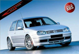 Lip anteriore Maxton Design per Volkswagen Golf Mk4, look 25TH Anniversary, ABS grezzo