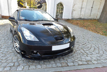 Carica l'immagine nel visualizzatore di Gallery, Lip anteriore Racing Maxton Design per Toyota Celica T23 montato sulla vettura, ABS nero con tiranti