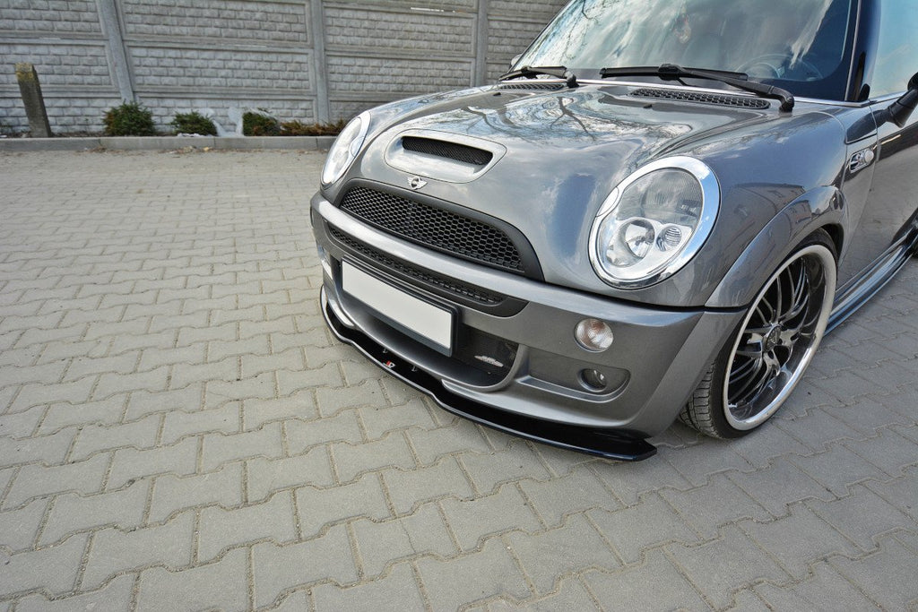 Splitter anteriore in ABS per MINI R53 Cooper S JCW - particolare del profilo