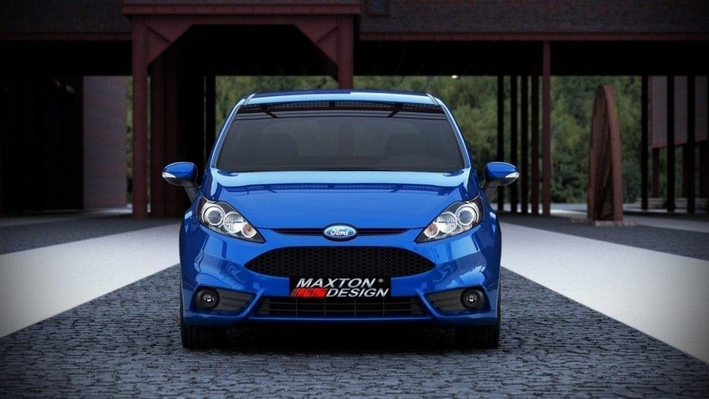 Paraurti anteriore Maxton Design look ST in vetroresina per Ford Fiesta Mk7 — vista d'insieme