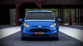 Paraurti anteriore Maxton Design look ST in vetroresina per Ford Fiesta Mk7 — vista d'insieme