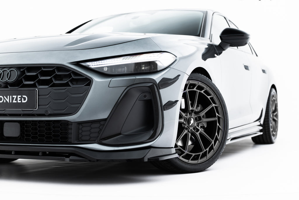 Canards Audi A5 B10 S-Line — particolare della finitura