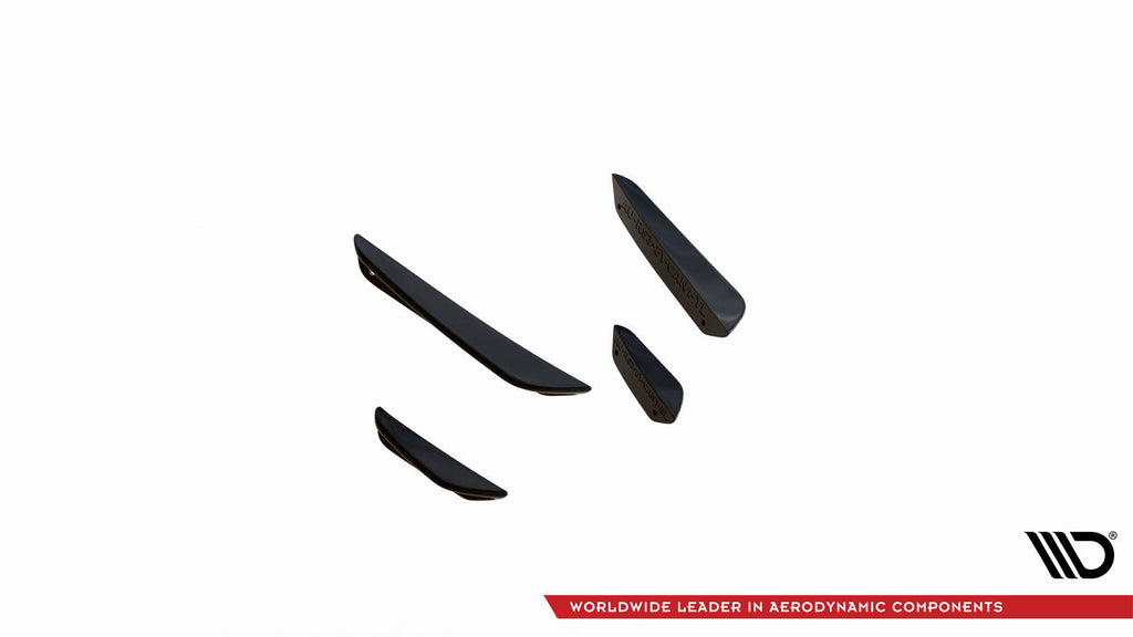 Alette canards Maxton Design per Audi RS3 Sedan 8Y, profilo dello spigolo del paraurti