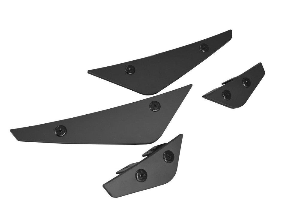 Canards Racing Maxton Design in ABS per Ford Fiesta ST Mk8, vista laterale