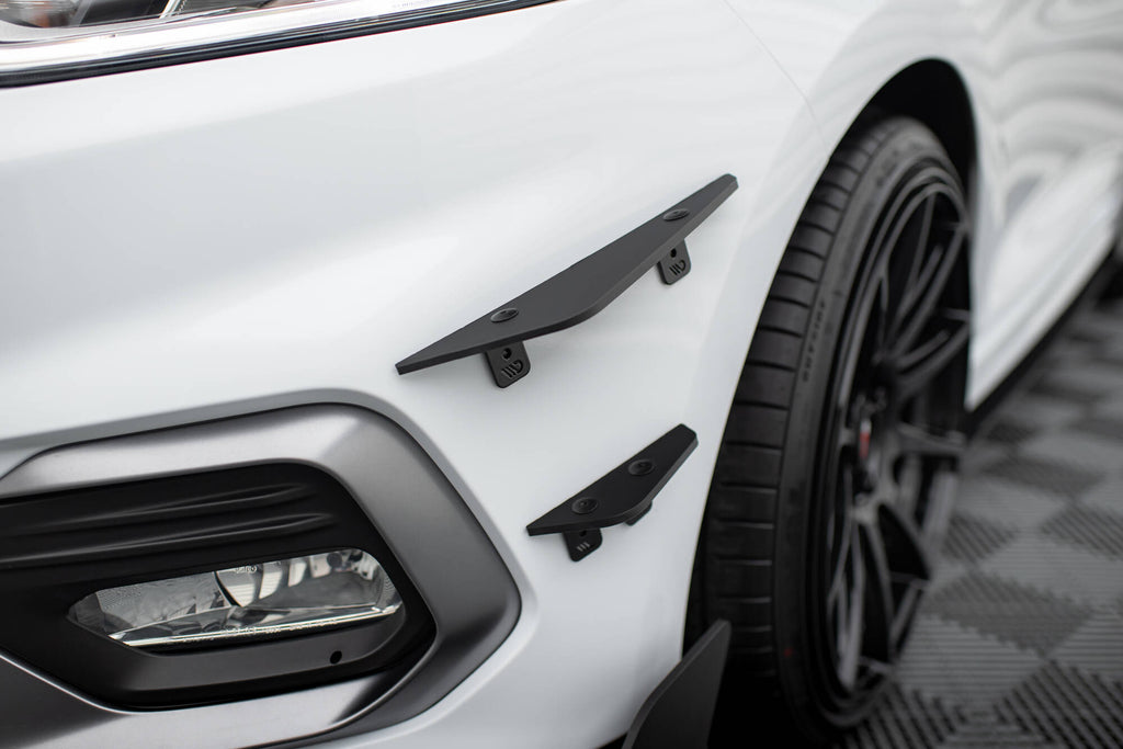 Canards Racing Maxton Design in ABS per Ford Fiesta ST Mk8, dettaglio del profilo