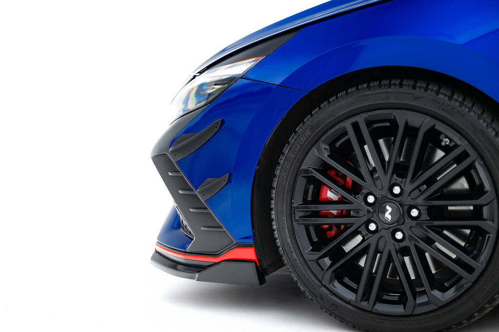 Canards Hyundai Elantra N Mk7 — vista laterale