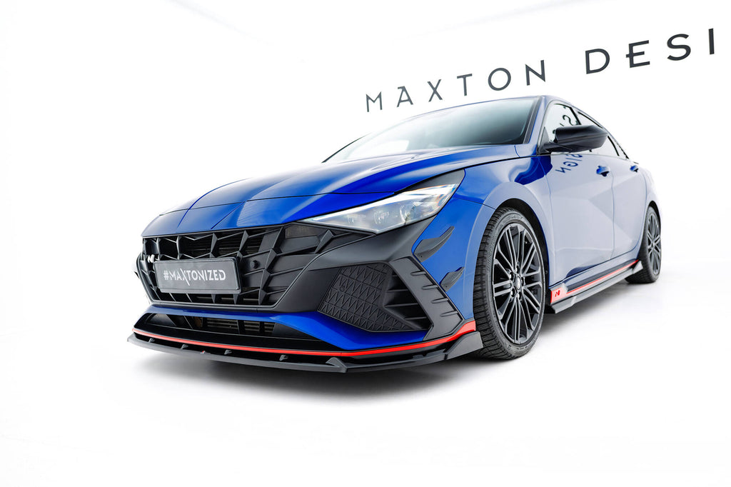 Canards Hyundai Elantra N Mk7 — vista posteriore