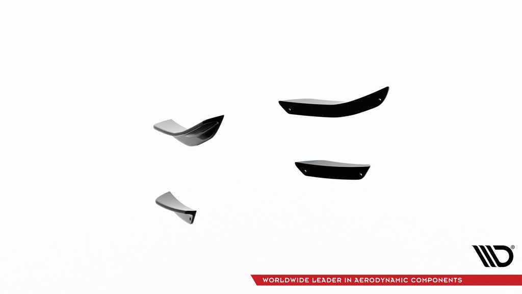Canards Maxton Design per Hyundai i20 N Mk3, alette in ABS per paraurti anteriore