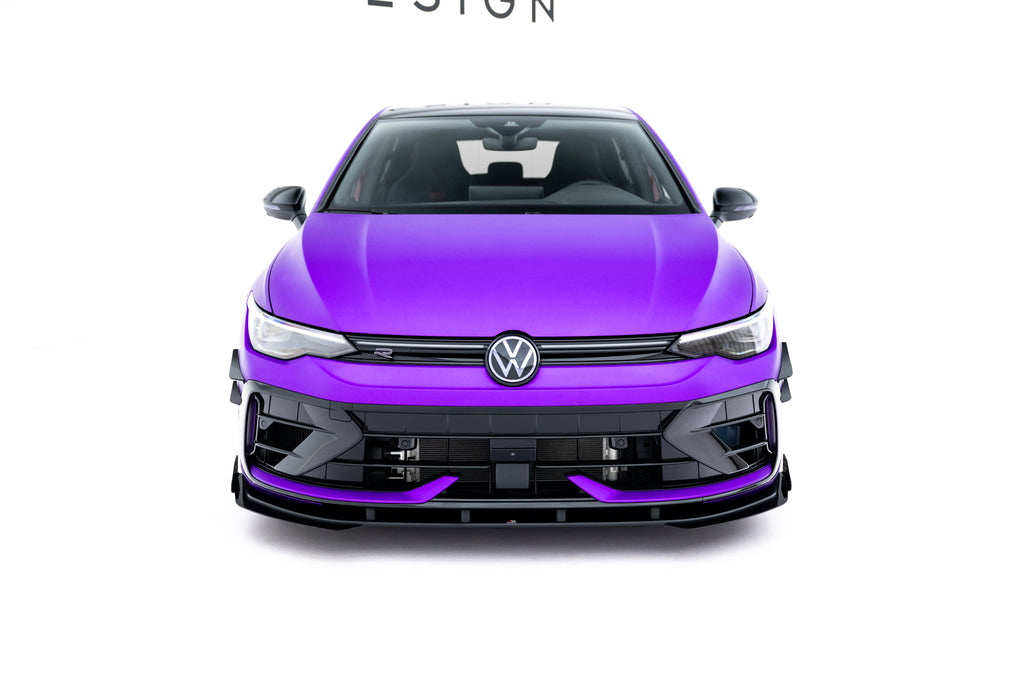 Flap Anteriori Volkswagen Golf R Hatchback Mk8 Facelift Street Pro — montato sulla vettura