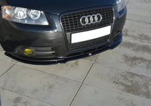 Carica l'immagine nel visualizzatore di Gallery, Splitter anteriore in ABS per Audi A3 8P S-Line - particolare del profilo