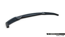 Load image into Gallery viewer, Lip anteriore Maxton Design in ABS nero lucido per BMW Serie 3 M-Pack Berlina F30, dettaglio del profilo