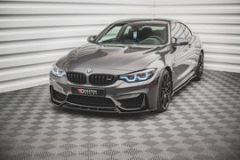 Lip anteriore Maxton Design compatibile con BMW M4 F82, ABS nero lucido