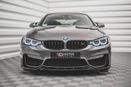 Lip anteriore Maxton Design compatibile con BMW M4 F82, ABS nero lucido - vista d'insieme