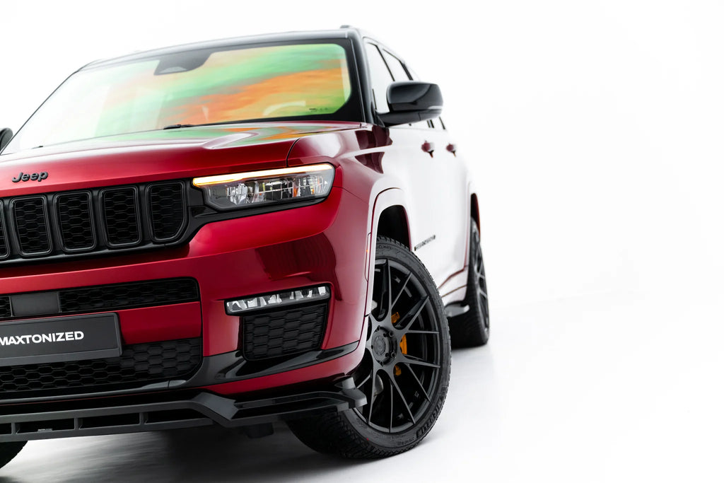Lip Anteriore Jeep Grand Cherokee L Mk5 — particolare della finitura