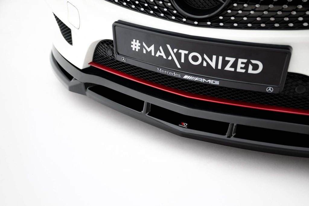 Lip Anteriore Mercedes CLA C117 AMG-Line — particolare della finitura
