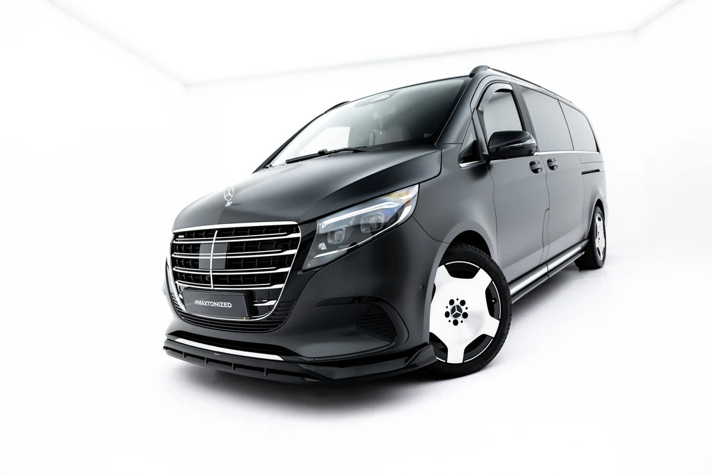 Lip Anteriore Mercedes V / Vito AMG-Line W447 Facelift 2 — particolare della finitura