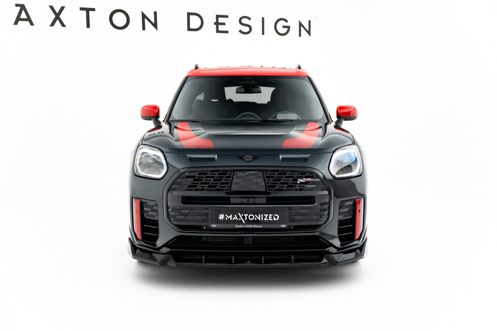 Lip Anteriore Mini Countryman John Cooper Works U25 JCW — particolare della finitura
