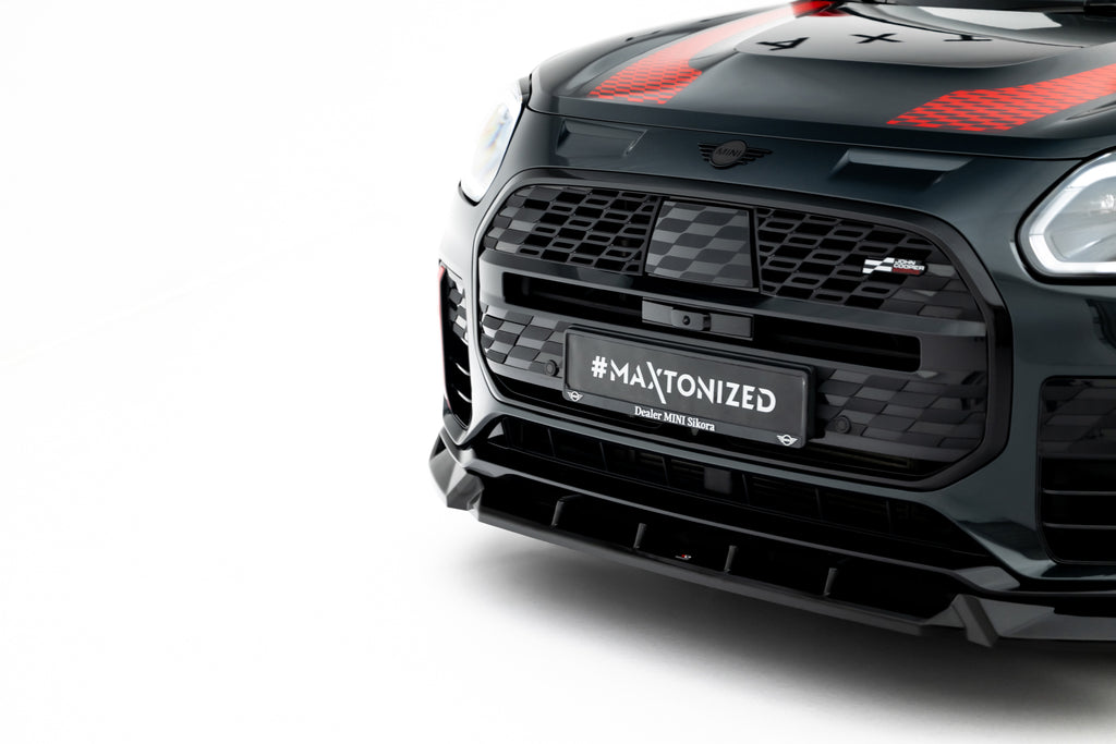 Lip Anteriore Mini Countryman John Cooper Works U25 JCW — dettaglio del fissaggio