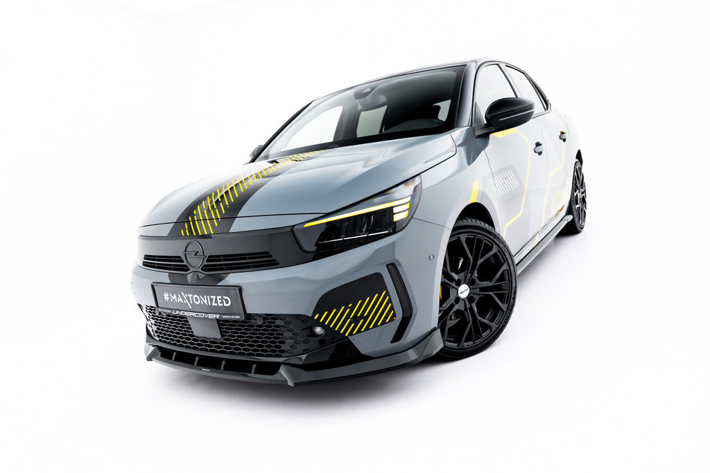 Lip Anteriore Opel Corsa F Facelift (Mk6 Facelift) 2023 — vista posteriore