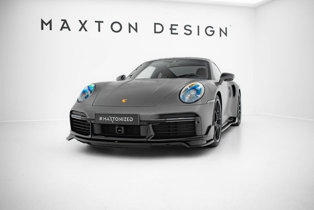 Lip Anteriore Porsche 911 992 Turbo S Sport Package — vista laterale