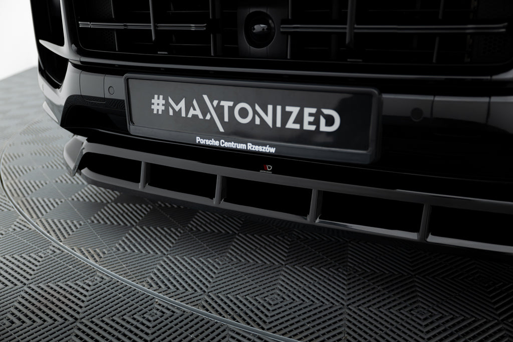 Lip Anteriore Porsche Cayenne Sport Design / Turbo SUV / Coupe Mk3 Facelift — dettaglio del profilo
