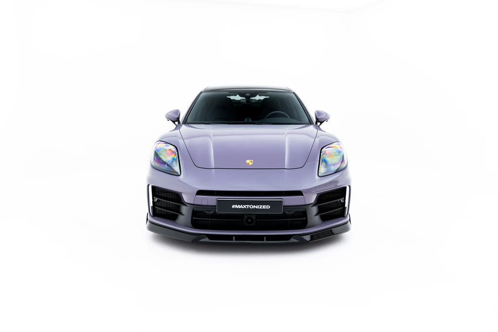 Lip Anteriore Porsche Panamera 972 Panamera 4 / Panamera 4S E-Hybrid — particolare della finitura