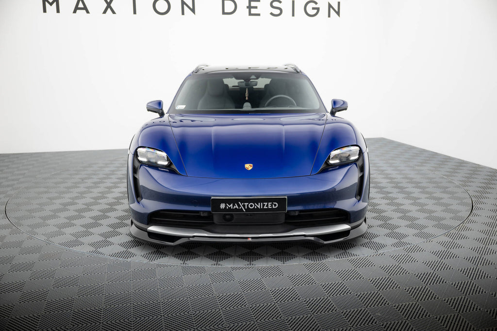 Lip Anteriore Porsche Taycan Mk1 aycan Cross Turismo 4S — montato sulla vettura