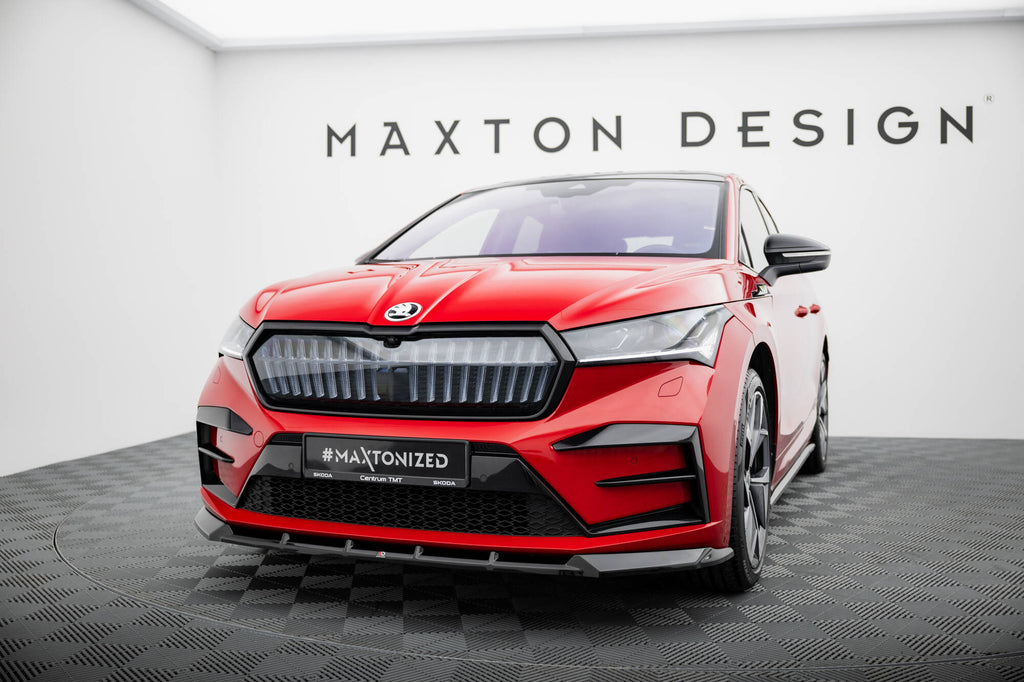 Lip Anteriore Skoda Enyaq iV Coupé Mk1 RS — vista laterale
