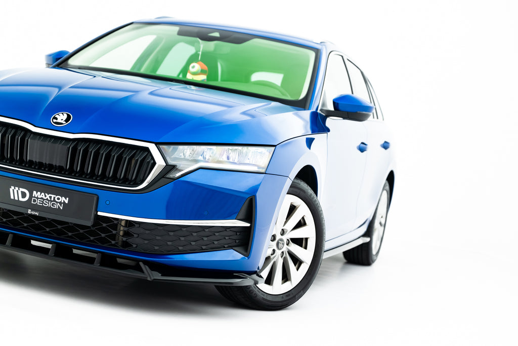 Lip Anteriore Skoda Octavia Mk4 Facelift — dettaglio del fissaggio