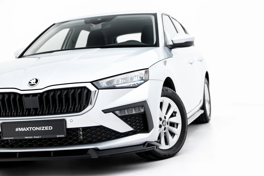 Lip Anteriore Skoda Scala MK1 Facelift — dettaglio del fissaggio