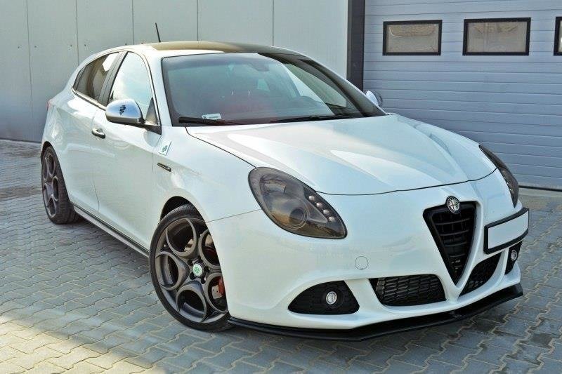 Lip anteriore V.1 Maxton Design per Alfa Romeo Giulietta, ABS nero lucido