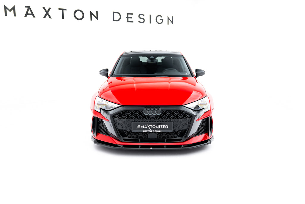 Lip Anteriore V.1 Audi RS3 Berlina 8Y Facelift — montato sulla vettura