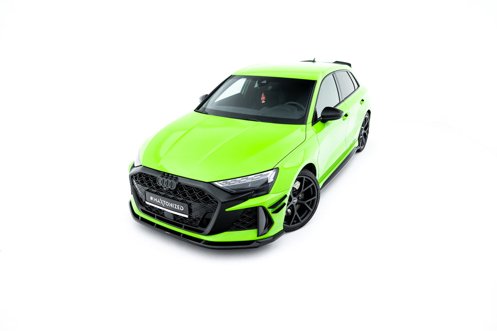 Lip Anteriore V.1 Audi RS3 Sportback 8Y Facelift — dettaglio del fissaggio
