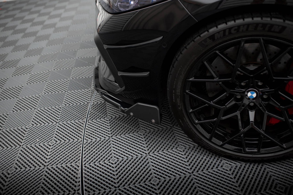 Lip Anteriore V.1 BMW Serie M8 F93 + Flap Gran — particolare della finitura