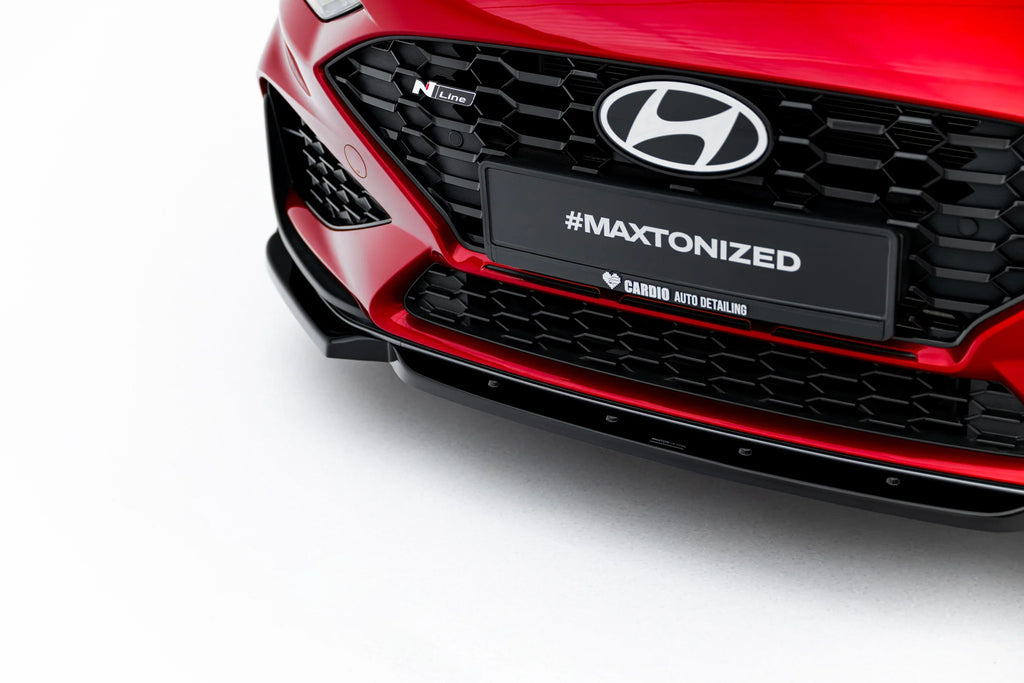 Lip Anteriore V.1 Hyundai i30 Station Wagon Mk3 Facelift + Flap N-Line — vista laterale