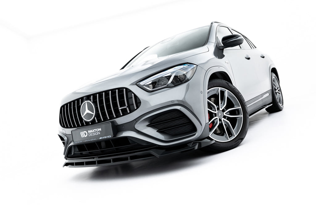 Lip Anteriore V.1 Mercedes GLA 35 AMG H247 Facelift — dettaglio del fissaggio
