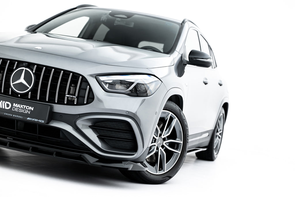 Lip Anteriore V.1 Mercedes GLA 35 AMG H247 Facelift — vista angolata