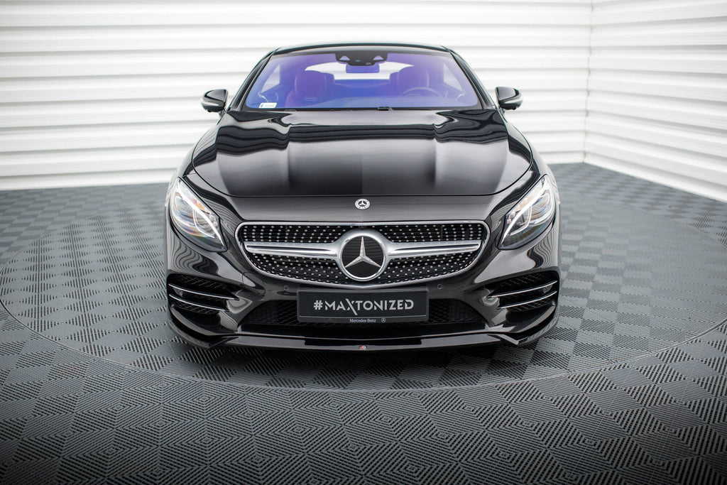 Lip Anteriore V.1 Mercedes Classe S Coupé C217 Facelift AMG-Line — montato sulla vettura